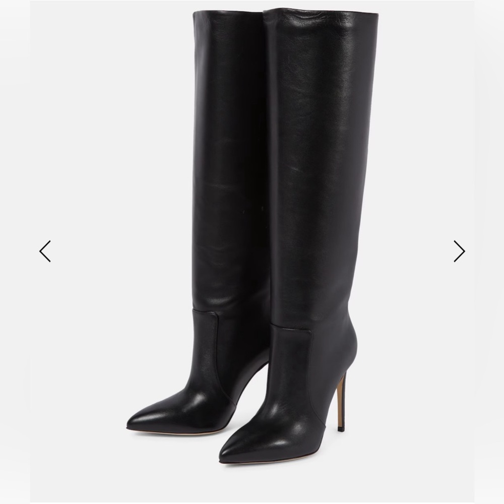 Paris Texas leather knee high boots